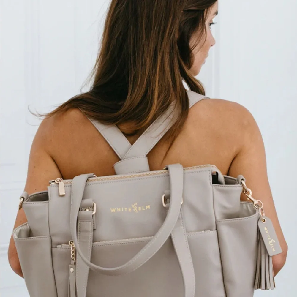 White Elm Gemini Mini Convertible Backpack - Picture 3 of 12